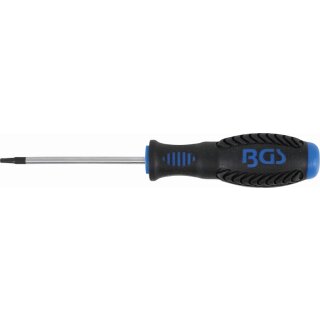 BGS technic Schraubendreher | T-Profil (für Torx) T10 | Klingenlänge 80 mm