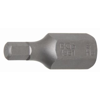 BGS technic Bit | Antrieb Außensechskant 10 mm (3/8") | Innensechskant 5 mm