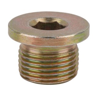 KS-TOOLS Ölablassschraube, Innen6kant 8mm, M16x1,25x11,5mm, 25er-Pack