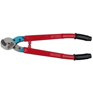 KS-TOOLS Drahtseil-Kabelschere mit Schutzisolierung, 800mm