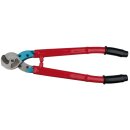 KS-TOOLS Drahtseil-Kabelschere mit Schutzisolierung, 800mm
