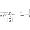 KS-TOOLS BRONZEplus Schlüssel für Tankwagenventil Typ B 150x90 mm