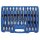 BGS technic Bit-Einsatz-Satz | Antrieb Innenvierkant 12,5 mm (1/2") | Innenvielzahn (für XZN) | 26-tlg.