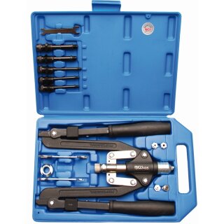 BGS technic Profi-Nietzangen-Satz | Langarm | 3,2 - 6,4 mm