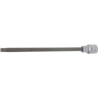 BGS technic Bit-Einsatz | Länge 230 mm  | Antrieb Innenvierkant 12,5 mm (1/2") | Innensechskant 7 mm