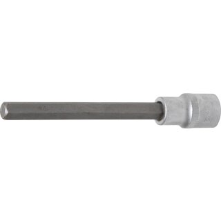 BGS technic Bit-Einsatz | Länge 140 mm | Antrieb Innenvierkant 12,5 mm (1/2") | Innensechskant 10 mm