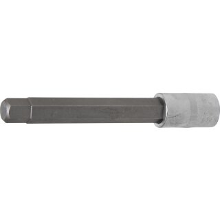 BGS technic Bit-Einsatz | Länge 140 mm | Antrieb Innenvierkant 12,5 mm (1/2") | Innensechskant 13 mm