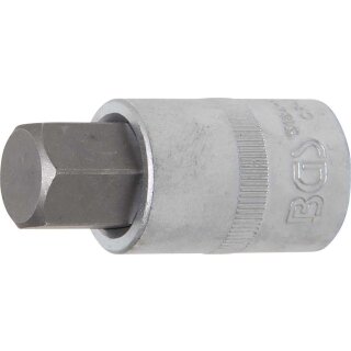 BGS technic Bit-Einsatz | Antrieb Innenvierkant 12,5 mm (1/2") | Innensechskant 17 mm