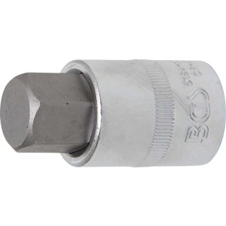 BGS technic Bit-Einsatz | Antrieb Innenvierkant 12,5 mm (1/2") | Innensechskant 19 mm