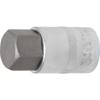 BGS technic Bit-Einsatz | Antrieb Innenvierkant 12,5 mm (1/2") | Innensechskant 22 mm