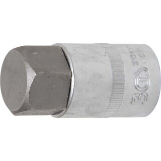 BGS technic Bit-Einsatz | Antrieb Innenvierkant 12,5 mm (1/2") | Innensechskant 24 mm