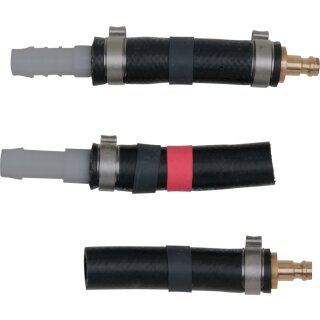 KS-TOOLS Adapter-Satz 3-tlg. Ø12,0 mm (schwarz)