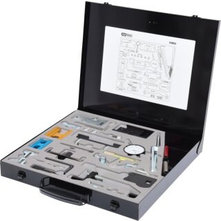 KS-TOOLS Motoreinstell-Werkzeug-Satz für Isuzu / GM / Opel / Saab, 33-tlg.