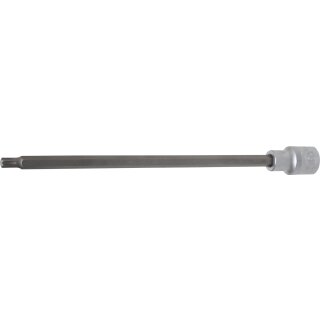 BGS technic Bit-Einsatz | Länge 240 mm  | Antrieb Innenvierkant 12,5 mm (1/2") | Keil-Profil (für RIBE) M7