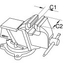 KS-TOOLS BRONZEplus Parallel-Schraubstock 100 mm