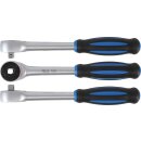 BGS technic Umschaltknarre mit Drehgriff | Abtrieb Außenvierkant 10 mm (3/8")