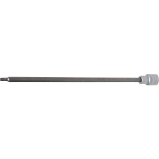 BGS technic Bit-Einsatz | Länge 300 mm  | Antrieb Innenvierkant 12,5 mm (1/2") | T-Profil (für Torx) mit Bohrung T30