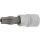 BGS technic Bit-Einsatz | Antrieb Innenvierkant 6,3 mm (1/4") | TS-Profil (für Torx Plus) mit Bohrung TS40