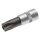 BGS technic Bit-Einsatz | Antrieb Innenvierkant 6,3 mm (1/4") | TS-Profil (für Torx Plus) mit Bohrung TS50