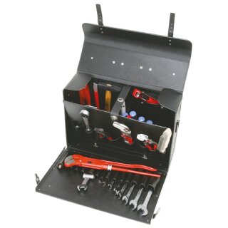 KS-TOOLS Sanitär-Basic Werkzeug-Satz, in Lederkoffer, 34-tlg.