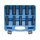 BGS technic Kraft-Steckschlüssel-Einsatz-Satz Sechskant, tief | Antrieb Innenvierkant 12,5 mm (1/2") | SW 10 - 24 mm | 10-tlg.