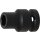 BGS technic Kraft-Steckschlüssel-Einsatz Sechskant | Antrieb Innenvierkant 12,5 mm (1/2") | SW 10 mm
