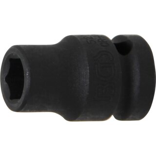 BGS technic Kraft-Steckschlüssel-Einsatz Sechskant | Antrieb Innenvierkant 12,5 mm (1/2") | SW 11 mm