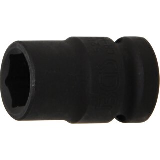 BGS technic Kraft-Steckschlüssel-Einsatz Sechskant | Antrieb Innenvierkant 12,5 mm (1/2") | SW 14 mm