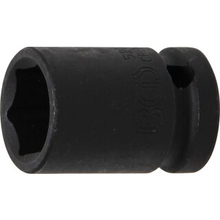 BGS technic Kraft-Steckschlüssel-Einsatz Sechskant | Antrieb Innenvierkant 12,5 mm (1/2") | SW 17 mm