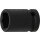 BGS technic Kraft-Steckschlüssel-Einsatz Sechskant | Antrieb Innenvierkant 12,5 mm (1/2") | SW 17 mm