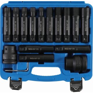 BGS technic Lkw-Bit-Satz | 20 mm (3/4") + 25 mm (1") | 16-tlg.
