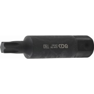 BGS technic Bit | Länge 100 mm | Antrieb Außensechskant 22 mm | T-Profil (für Torx) T60