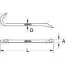 KS-TOOLS TITANplus Nageleisen, 457mm