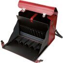 KS-TOOLS Werkzeugkoffer, leer, Leder