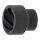 BGS technic Spezial-Steckschlüssel-Einsatz / Schraubenausdreher | Antrieb Innenvierkant 12,5 mm (1/2") | SW 27 mm