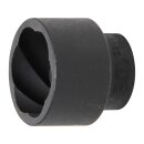 BGS technic Spezial-Steckschlüssel-Einsatz / Schraubenausdreher | Antrieb Innenvierkant 12,5 mm (1/2") | SW 32 mm