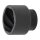 BGS technic Spezial-Steckschlüssel-Einsatz / Schraubenausdreher | Antrieb Innenvierkant 12,5 mm (1/2") | SW 32 mm
