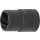 BGS technic Spezial-Steckschlüssel-Einsatz / Schraubenausdreher | Antrieb Innenvierkant 10 mm (3/8") | SW 14 mm