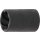 BGS technic Spezial-Steckschlüssel-Einsatz / Schraubenausdreher | Antrieb Innenvierkant 10 mm (3/8") | SW 15 mm