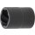 BGS technic Spezial-Steckschlüssel-Einsatz / Schraubenausdreher | Antrieb Innenvierkant 10 mm (3/8") | SW 17 mm