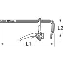 KS-TOOLS Ganzstahl-Schnellspann-Schraubzwinge, 140x300mm