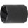 BGS technic Spezial-Steckschlüssel-Einsatz / Schraubenausdreher | Antrieb Innenvierkant 10 mm (3/8") | SW 19 mm