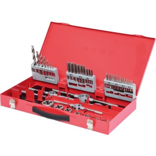 KS-TOOLS HSS Gewindeschneidwerkzeug-Satz, 44-tlg.