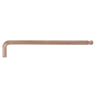 KS-TOOLS BERYLLIUMplus Innensechskant-Winkelstiftschlüssel, lang 12 mm, mit Kugelkopf