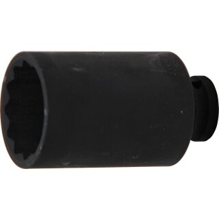 BGS technic Kraft-Steckschlüssel-Einsatz Zwölfkant | Antrieb Innenvierkant 12,5 mm (1/2") | SW 38 mm