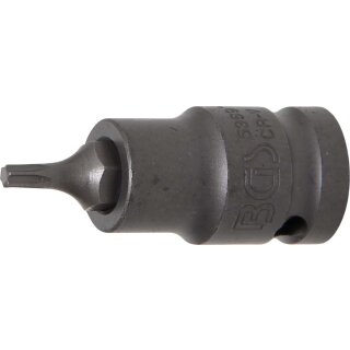 BGS technic Kraft-Bit-Einsatz | Antrieb Innenvierkant 12,5 mm (1/2") | T-Profil (für Torx) T20