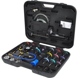 KS-TOOLS MASTER Kühlsystem-Diagnose-Service-Satz, 25-tlg.