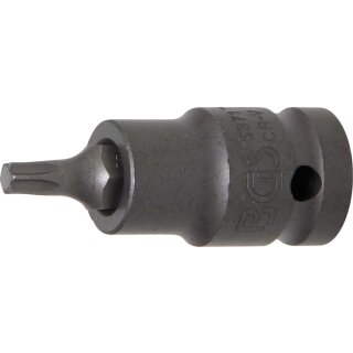 BGS technic Kraft-Bit-Einsatz | Antrieb Innenvierkant 12,5 mm (1/2") | T-Profil (für Torx) T30
