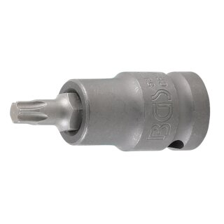 BGS technic Kraft-Bit-Einsatz | Antrieb Innenvierkant 12,5 mm (1/2") | T-Profil (für Torx) T40