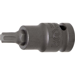 BGS technic Kraft-Bit-Einsatz | Antrieb Innenvierkant 12,5 mm (1/2") | T-Profil (für Torx) T45